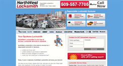 Desktop Screenshot of northwestlocksmithspokane.com